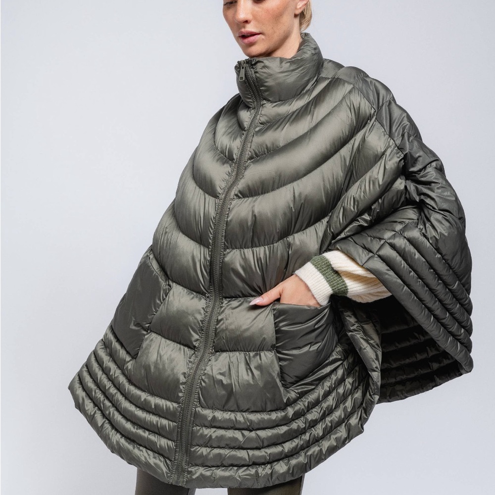Oversized ponchos coat